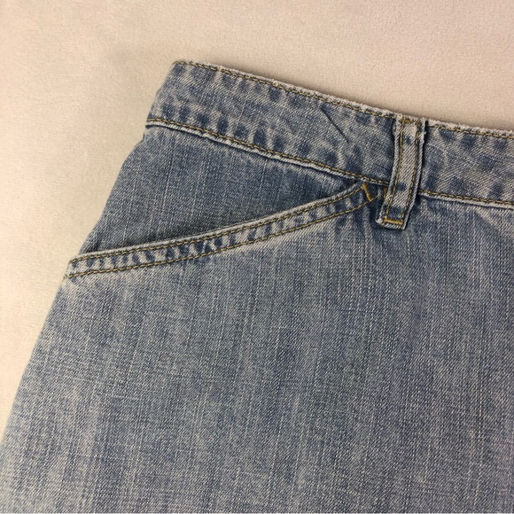 Tommy Hilfiger Vintage Wash Mini Skirt A-Line Summer Y2K Hipster Denim Cargo - Picture 5 of 9